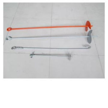 Galvanized Steel Ground Anchor , earth screw anchor